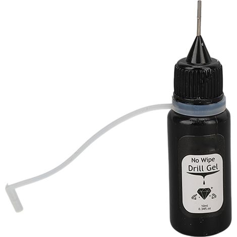 Gel colle strass 10 ml, bouchon silicone, colle UV ultra-adhésive pour nail art, idéale pour le calfeutrage. (1/5)