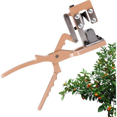 Outil de greffage multifonctionnel - Équipement de greffe Équipement de Ciseaux à greffer, pince à greffer d'arbres fruitiers Queue longue  Convient pour jardin, branche d'arbre fr