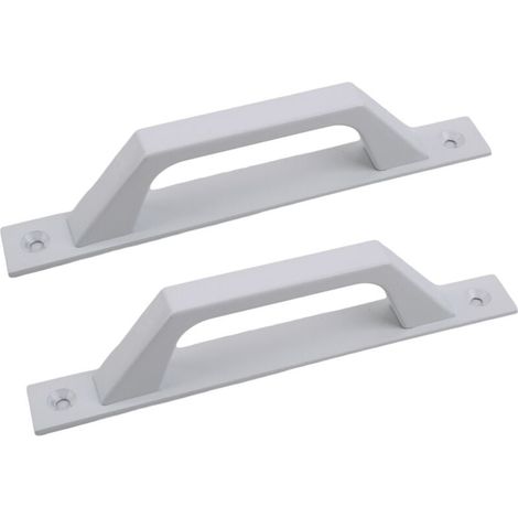 Piece 200 mm white door handles drilling set hinged door handles sliding door handles aluminum YMYNY (1/4)