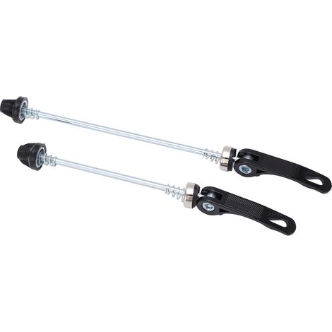 1 paire de brochettes de vélo à dégagement rapide, moyeu de roue de vélo, brochettes avant et arrière, outils de cyclisme,noir