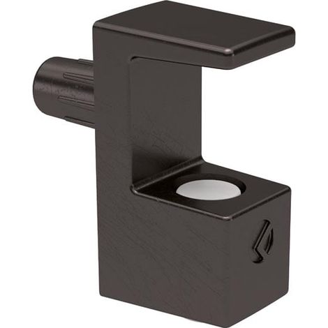 Caja de: 1 Uds. Bolsa 25 Uds Portaestante Niquel Grace Cristal 8mm C.Fij. 5mm (1/5)