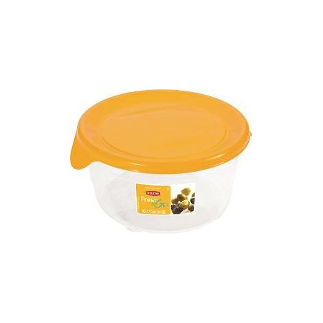 Curver pojemnik na żywność "fresh&ampgo" okrągły 0,5l   /żółty/ 
trasparente