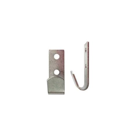 GANCI PER TELO IN ACCIAO ZINCATO- - mm.15x31 lunghezza - conf.pz.2 in blister - 5 blister