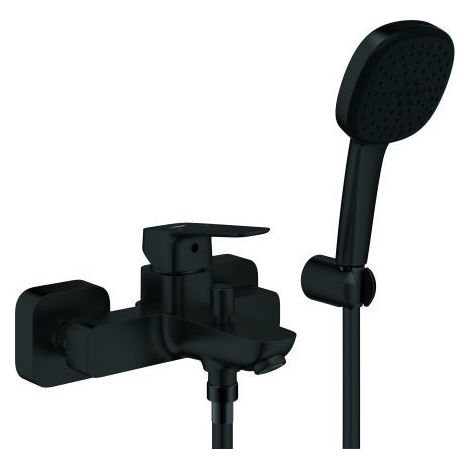 Wannenfüll-Einhandhebelmischer Cubeo Wand ma black 1/2Z