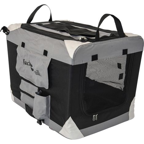 Niche Pliable pour Chien et Chat – 60x42x42cm – Gris