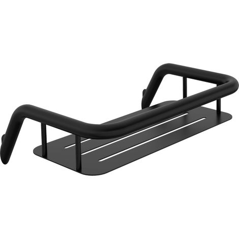 Deante Silia cestino per doccia titanium spazzolato 27,6 cm