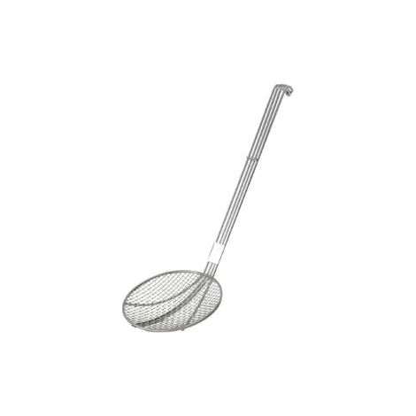 1 Araignée à friture, Acier inoxydable 18/10, Manche 38 cm, Diamètre 16 cm, Cuisine professionnelle