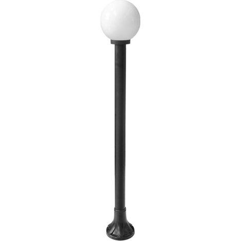 Lampione da esterno piccolo “Abanto” E27 IP44 Ø20x130cm colore nero