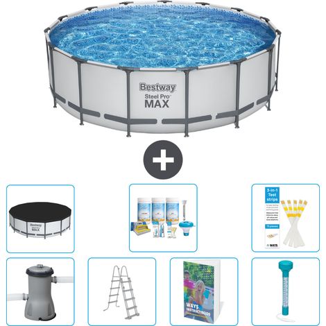 Bestway Steel Pro MAX Rund - 488x122 cm - 8-teilig S574