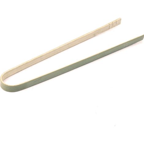 Lot de 20 pinces jetables en bambou de 16 cm, ustensiles de cuisine, pinces à pain, pinces à pain naturelles pour la cuisson, le pain et le thé. (1/5)
