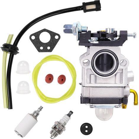 Carburatore per decespugliatore da 52 cc, 49 cc, 43 cc, kit accessori completo incluso, compatibile con un'ampia varietà di tosaerba, decespugliatori e motoseghe (1/4)