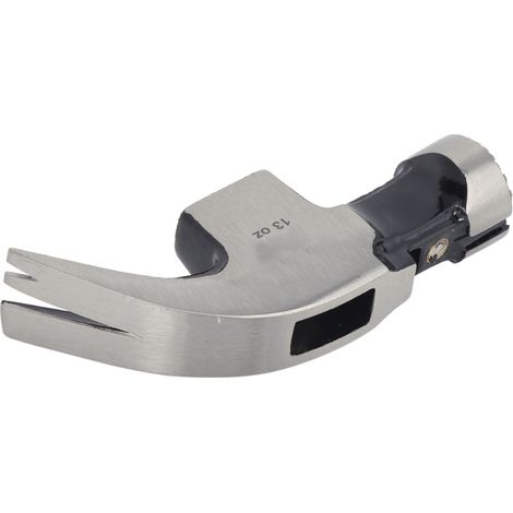 Marteau de charpentier à double fourche coudée et tête ronde de 370 g (13 oz) - Outil pour le travail du bois à domicile (1/5)