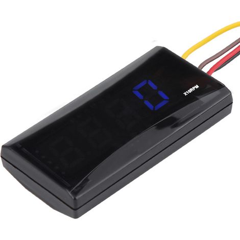 LED-Digitaltacho für Motorräder, Drehzahlmesser (8–18 V DC), kompatibel mit Honda-, Yamaha- und Kawasaki-Motorrädern, Motordrehzahlmesser, Digitalanzeige (1/5)