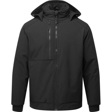Chaqueta Softshell Acolchada WX2 ECO - Comodidad y Calidez - Negro Altos - Talla M