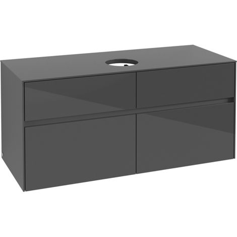 Villeroy & Boch Collaro Waschbeckenunterschrank, 4 Auszüge, (1/2)