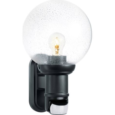 Steinel L 560 S 634216 Applique extérieure avec détecteur de mouvement Ampoule à économie d'énergie, LED E27 60 W noir W77127 (1/6)