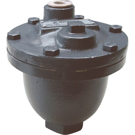 Thermador – Purgeur d'air automatique fonte 3/4' femelle – Corps en fonte – Flotteur inox AISI 304 – Température max 120°C – Pression max 6 bar