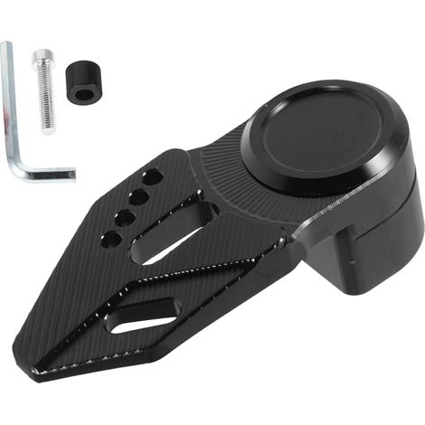 Crochet de Casque Moto en Alliage D’Aluminium Noir, et Compact (1/5)