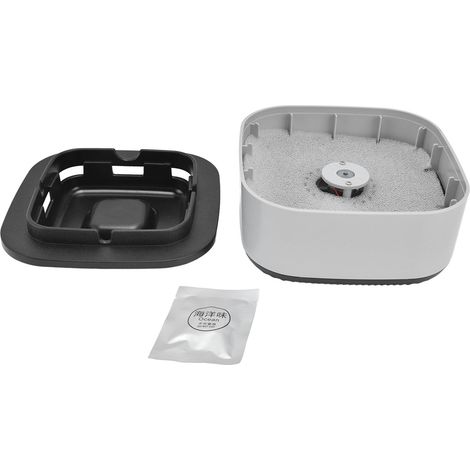 Cendrier Purificateur d'Air sans Fumée à Ions Négatifs, Portable pour Maison Bureau Voiture, Alimentation par Batterie, Gris (1/5)
