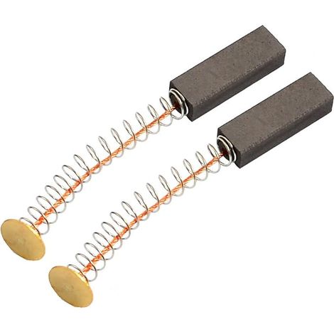 Pair of Carbon Brushes 6x8x24mm for Electric Motor (1/5)