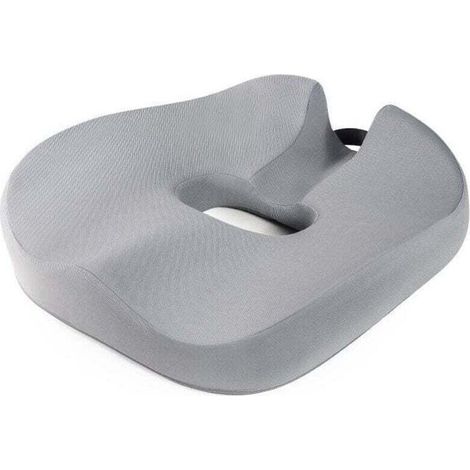 Cojín de asiento ajustable Enowelir para oficina en casa, protección de cadera para trabajo sedentario, gris