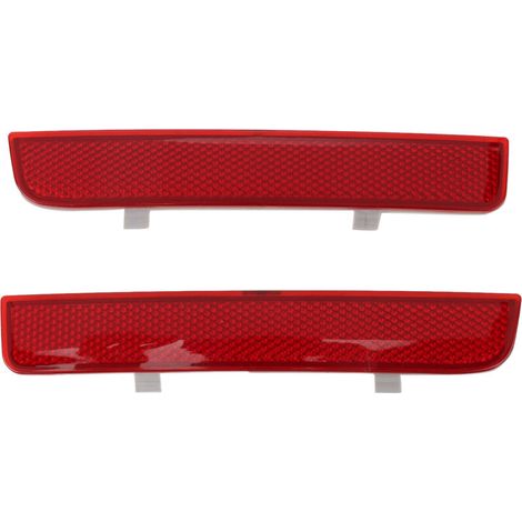 pair of rear bumper reflectors for Range Rover L322 Freelander 2 L359 Ref LR006348,de