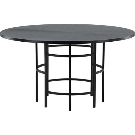 Copenhagen Esstisch Ø140cm schwarz.