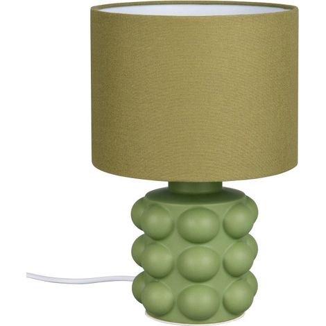 Lampe design, Lampe de table design rétro Kate Vert en Céramique, BOITE A DESIGN