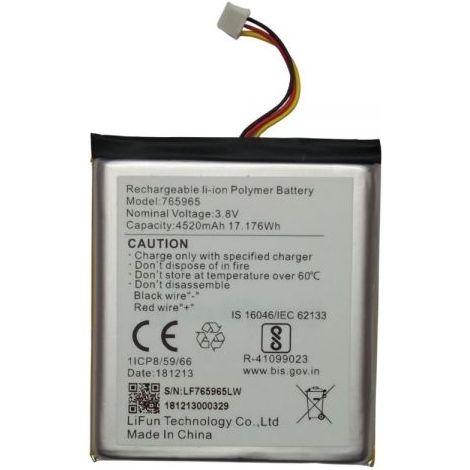 Hikvision batteria di ricambio 3,8V 4520mAh - DS-PA-Battery