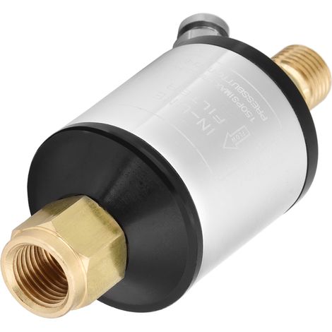 Wasser-/Ölabscheiderfilter für Farbpistole, 1/4" NPT Ein-/Auslass (1/5)