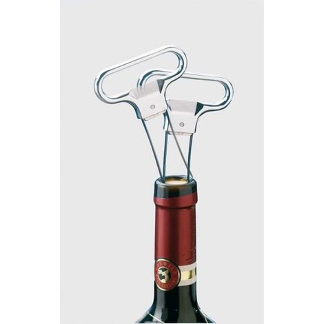 Tire-Bouchon À Lames - Métal Chromé - 11 Cm - Pour Vieilles Bouteilles - 1 Pièce (1/4)