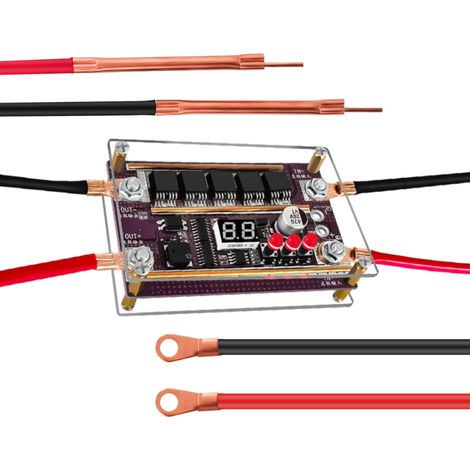 Placa de control para máquina de soldadura por puntos, 99 niveles de potencia, para soldar baterías de litio, níquel-metal hidruro y láminas de níquel de 0,1 a 0,3 mm. (1/5)