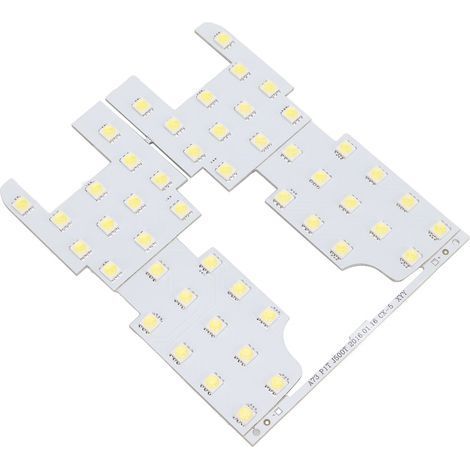 4er-Set LED-Deckenleuchten, 48 LEDs, 8000 lm, Kaltweiß, für den Fahrzeuginnenraum, z. B. Mazda CX-5, Lesebeleuchtung (1/5)