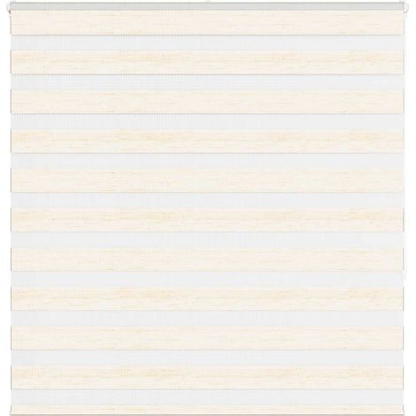 Doppelrollo Marmorbeige 140x150cm Stoffbreite 135,9 cm Polyester