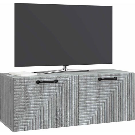 Maison Exclusive - Wandmontierter TV-Schrank Graues Sonoma 78,5 x
