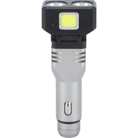 Wiederaufladbare Autotaschenlampe mit zwei Lichtquellen, ultrahelle, tragbare Mini-Notfalltaschenlampe, Doppelbeleuchtung (1/4)