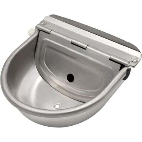 Abreuvoir automatique en acier inoxydable 304 – Valve flottante réglable – Bouchon de vidange – Pour chevaux. chiens. bovins. chèvres. moutons. cochons (1/5)