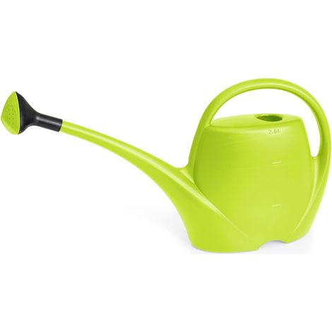 Petit Arrosoir avec Pommeau de Douche 2,5 L - Arrosoir Plante en Plastique pour Intérieur et Extérieur - Mini Arrosoirs de Jardin - Couleur Vert (1/5)