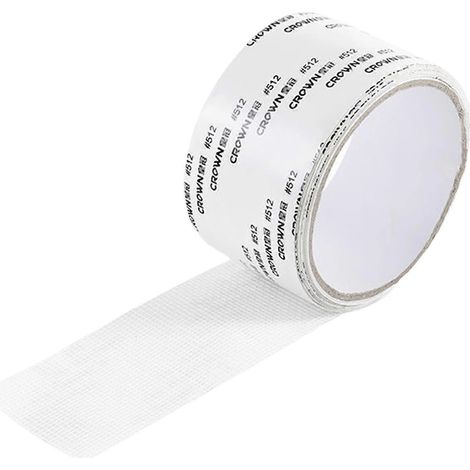 Ruban adhésif de réparation pour moustiquaires en fibre de verre, compatible avec les portes et fenêtres en filet (5 cm x 200 cm). (1/5)