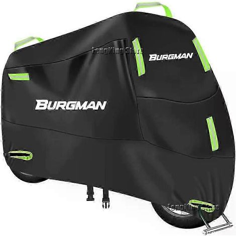 New For Suzuki Burgman 400 650 125 An400 An650 Motorcycle Cover Uv Protective Dustproof Snowproof Outdoors Rain Waterproof Cover(L for 180cm L for 180cm) (1/5)