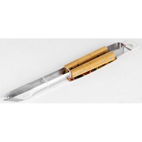 Pince inox 42 cm manche bambou - Somagic