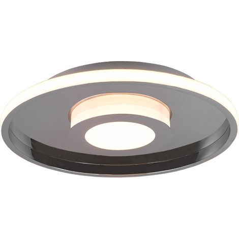 Plafoniera bagno LED Trio Ascari IP44 cromo 40cm 35W (1/3)