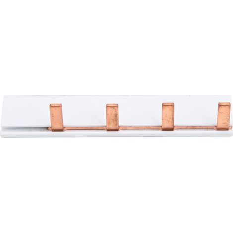 Barre de peignage pour disjoncteur, bloc de jonction en cuivre pur PVC, 4 canaux, pour écoles, hôpitaux, hôtels, domicile. (1/5)