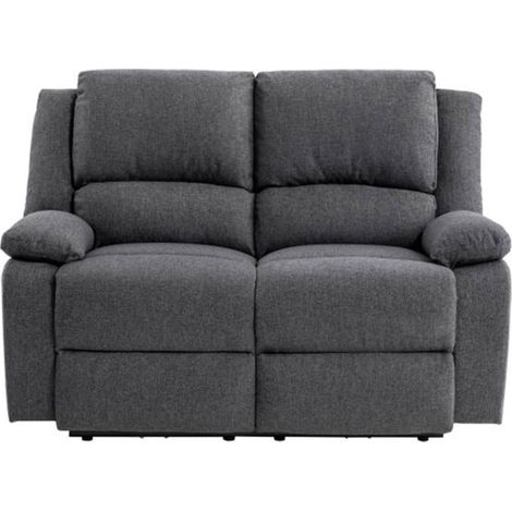 Canapé de Relaxation Électrique "Ota" 143cm Gris Foncé (1/5)