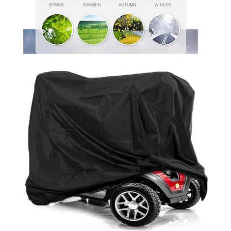 BRAVIX Housse imperméable à l'eau pour scooter électrique housse de protection anti - UV anti - poussière 140 66 91cm (1/5)