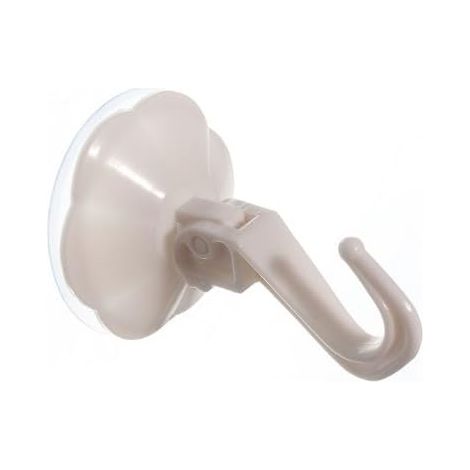 One Stop DIY We Search You Save Lot de 12 crochets à ventouse en plastique Blanc 50 mm