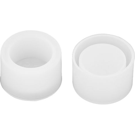 2pcs Silicone Mold Reusable Easy Demoulding DIY Small Round Fleshy Flower Pot Silicone Drip Mold (1/5)