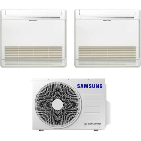 Condizionatore Dual Split Console Samsung 9+12 con AJ050TXJ2KG/EU R-32 con Telecomando