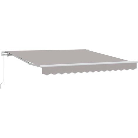 Maison Exclusive - Markise Hellgrau 300 x 250 x 165 cm Polyester