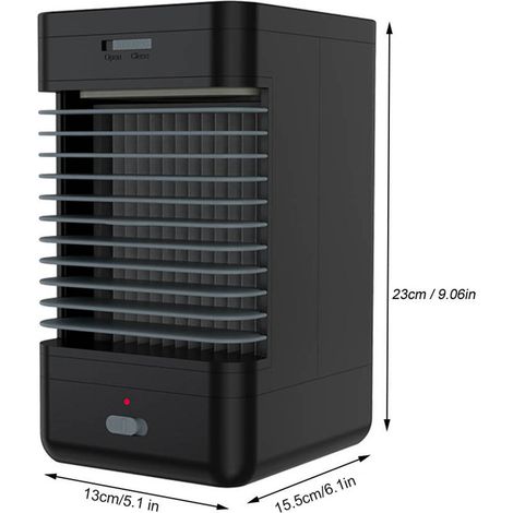 Climatiseur portable, mini ventilateur, humidificateur, rafraîchisseur d'air sans fil, prise 110 V (1/5)